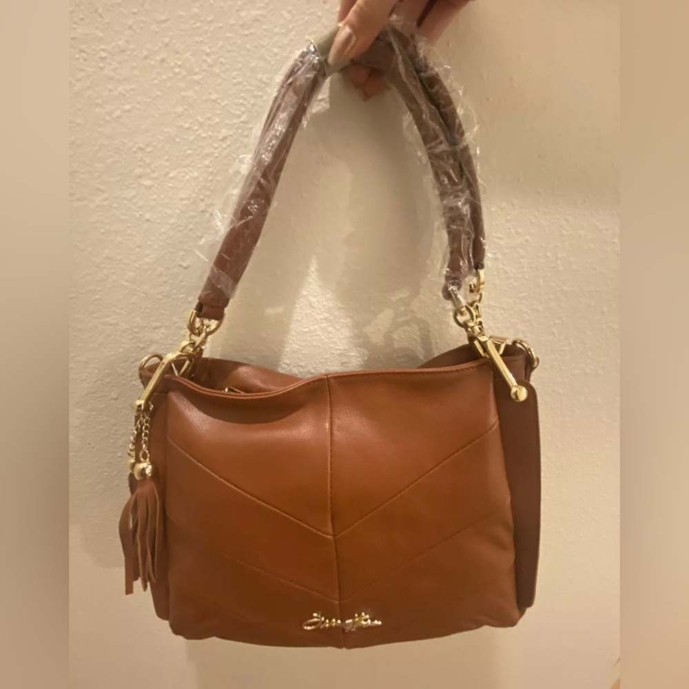 *BRAND NEW* Jose Hess Brown Leather Shoulder Bag